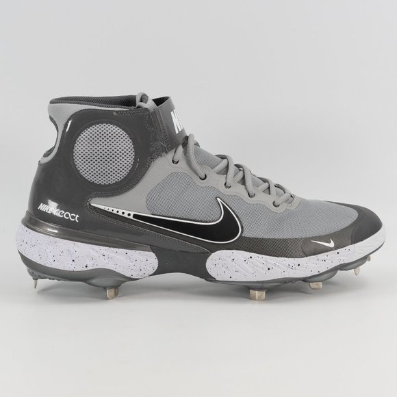 Nike Alpha Huarache Elite 3 Mid 'Light Smoke Grey' CZ6542-011 size 15 - Picture 2 of 8